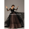 Black Lmperial Long Rleeve Wedding Sukiet